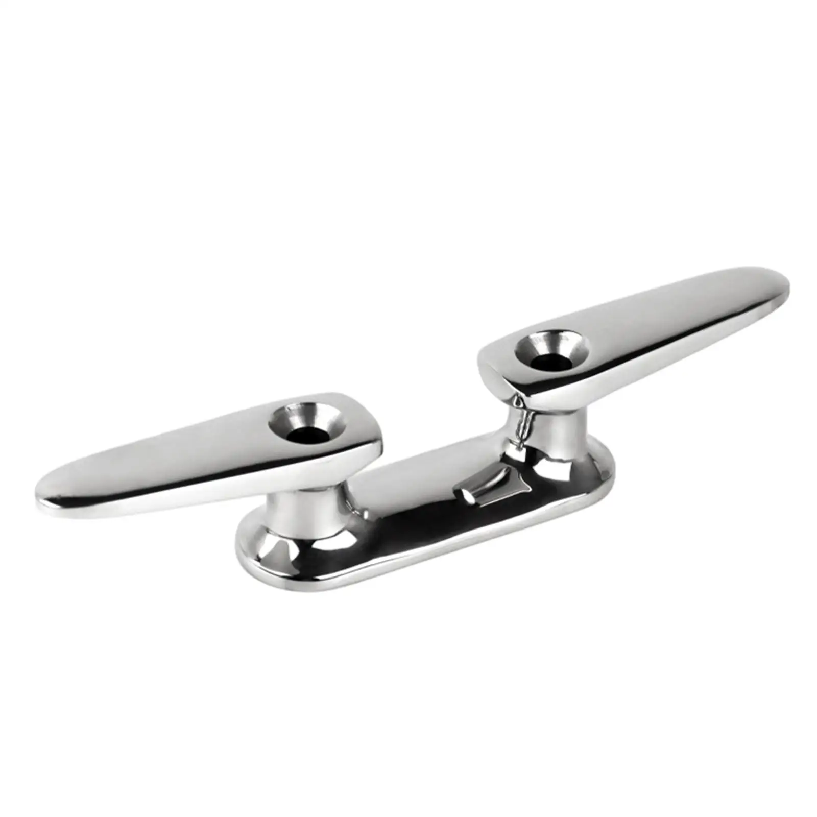 

Boat Open Base Cleat Marine Dock Cleat 10 inch Decorative Mooring Dock Cleat Accessories Stainless Steel for Yacht Kayak