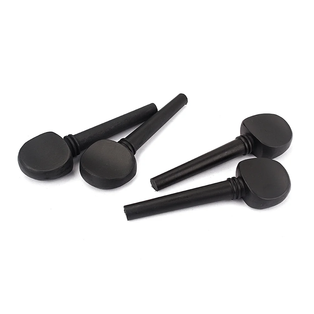 

Wooden Ebony Cello Pegs Cello Shaft Handle Musical Instruments Wood Cello Accessories Parts (Not Perforated)