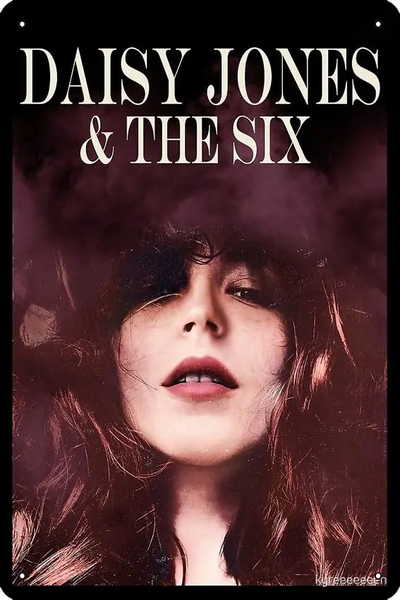 

Постер на футболку в виде группы Дейзи Джонс, Забавный металлический жестяной знак для дома, кухни, бара, комнаты, гаража, Декор