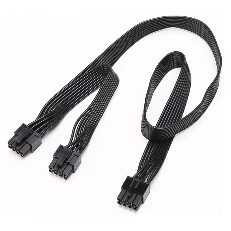 ATX CPU 8-Pin Male To Dual Pcie 8-Pin (6+2) Male Power Supply Cable For Corsair Modular Power Supply RM/HX/CX-M