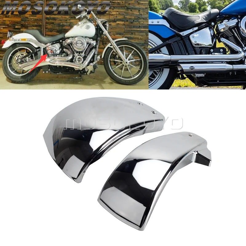 

ABS Plastic Motorcycle Battery Side Covers Fairing For Harley Softail M8 Slim FLSL Standard FXST Low Rider Battery Guard Cover