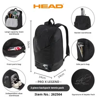 HEAD Tennis Bag PRO X LEGEND Limited Edition Signature Backpack Racket Bag Racquet Compartment 2