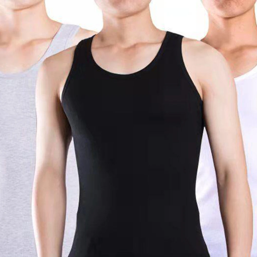 New Men's Underwear Cotton Tank Top Men High Quality Bodybuilding Gym Singlet Y-Back Sleeveless Slim Fit Vest Muscle Tank Tops