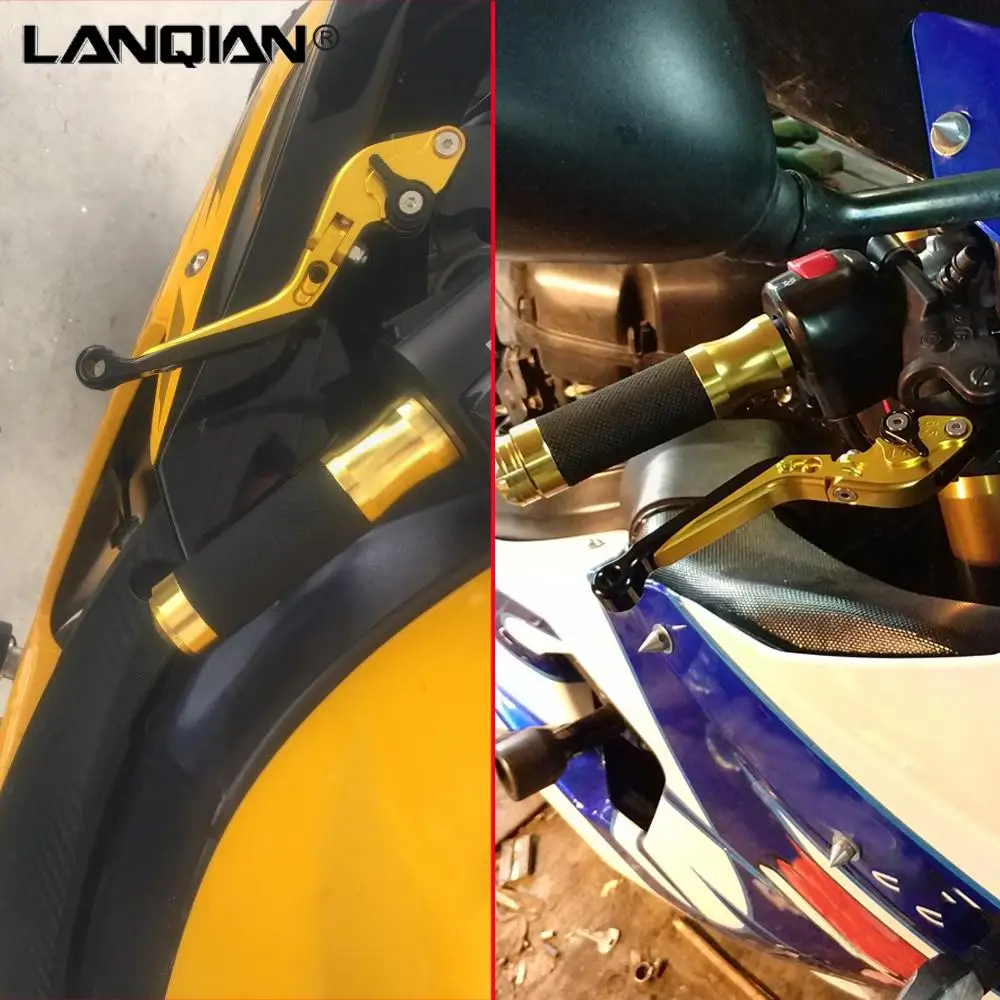 Palancas De Freno Y Embrague Ajustables Para Suzuki SFV650 Gladius (2009-2016) – Aluminio CNC, 6 Posiciones, Extensibles Y Plegables