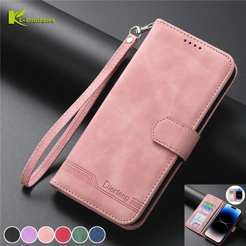Per Oppo A18 A38 Custodia Business Magnetic Leather Flip Stand Portafoglio Cover Per Telefono Per Oppo A78 4G A78 5G A18 A38 Oppoa18 Custodie Capa