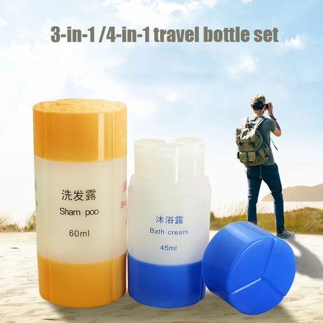 3/4-in-1 Refillable Travel Bottles: Your Essential Travel Companion