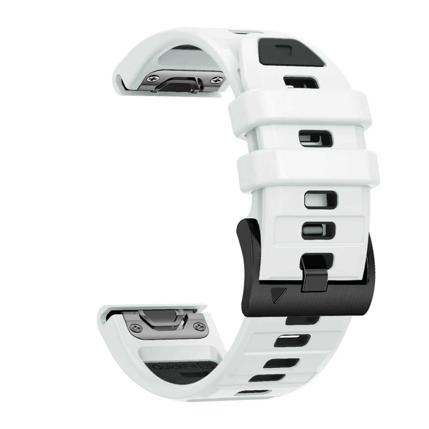 QuickFit Silicone Watch Strap - 22/26mm Adjustable Band
