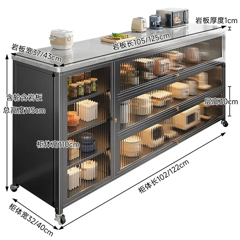 Multifunctional Cabinet Sideboard Modular Furniture Sideboards Dining Room With Foot Side Table Auxiliary Alacena Kitchen LT