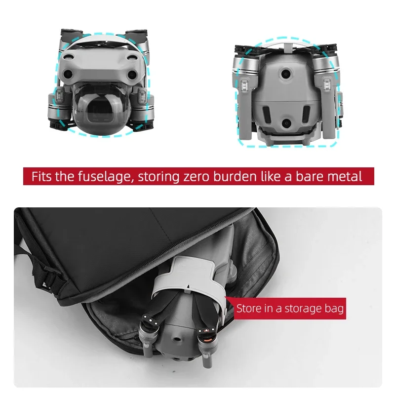 Stabilisateur d'hélices pour DJI Air 2S / Air 2 - TPU souple, gris clair