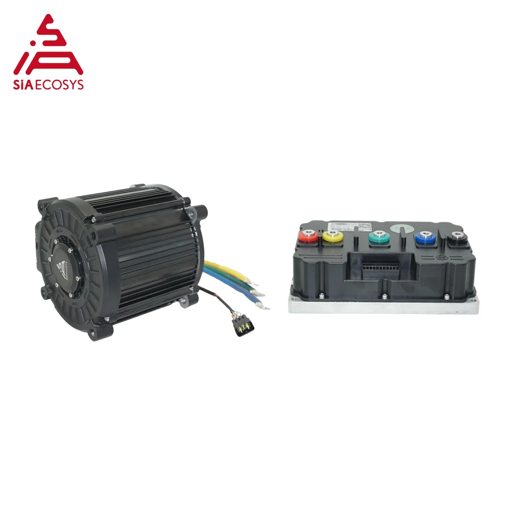 QSMOTOR QS180 90H 8000W 72V 110KPH Mid Drive Motor With Far Driver
