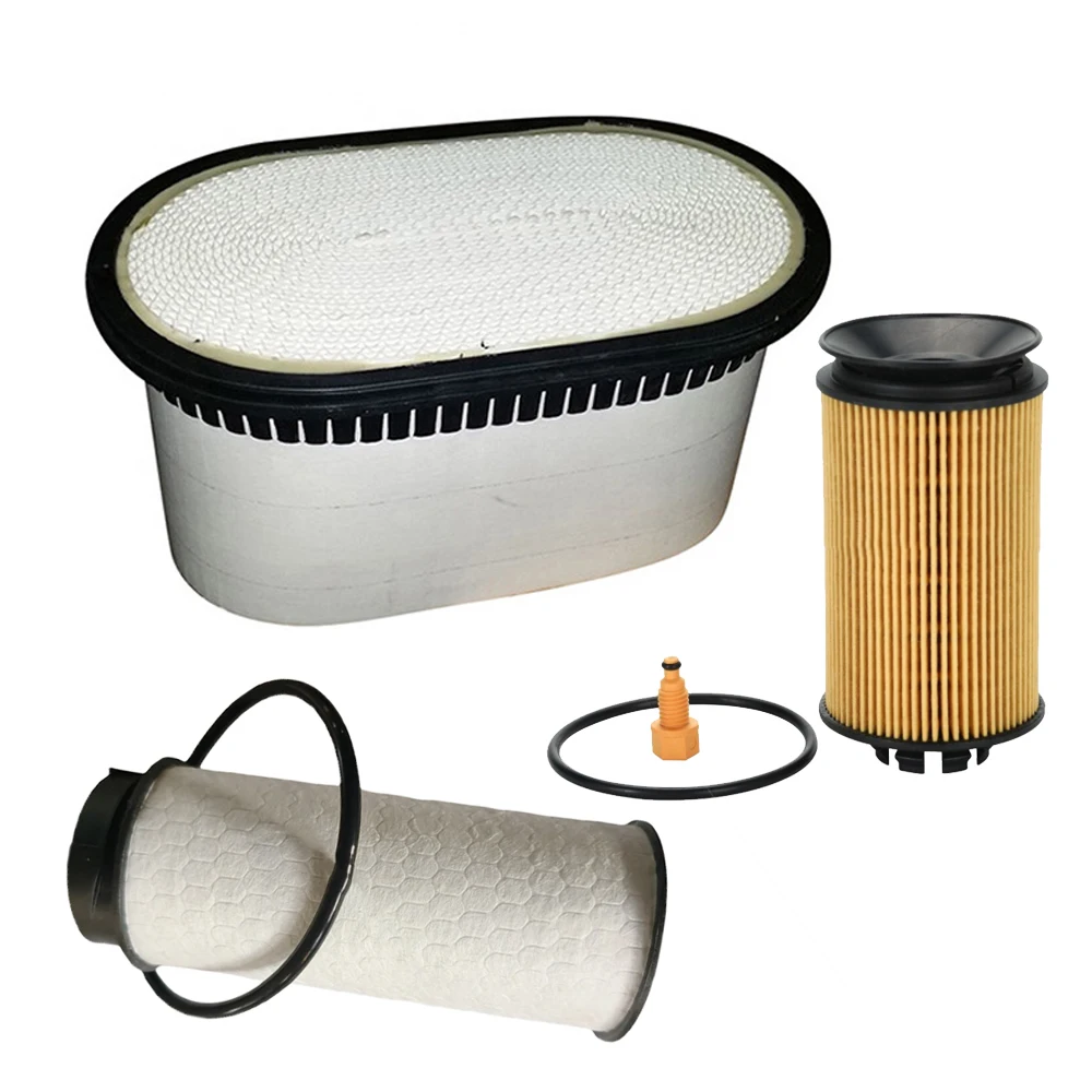 Air Filter ME422880 Fuel Filter PU7004Z Oil QC000001 3Pcs For MITSUBISHI Canter/Fuso Heavy Duty Truck Diesel