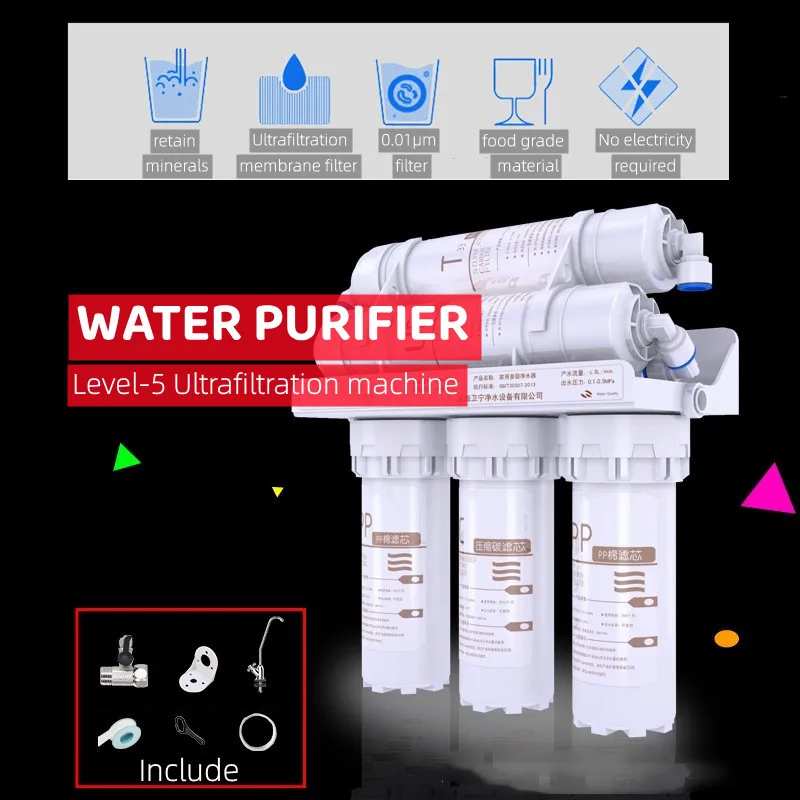 Water Filters 5 Stage Household Direct Drinking Kitchen Tap Water Filteration System