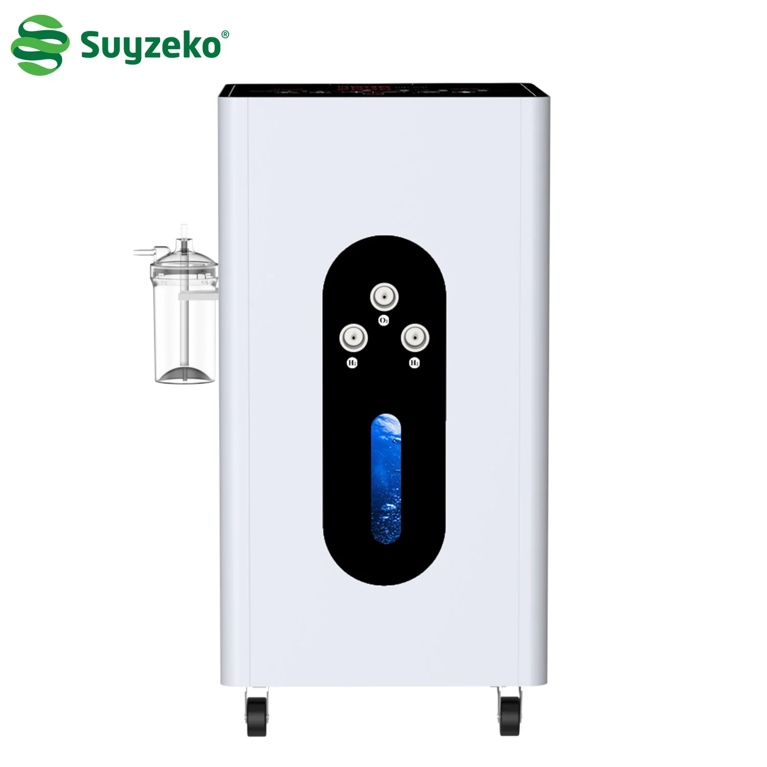 Suyzeko 6000 ml Wasserstoff-Inhalator-Therapiegerät: Wasserstoff- und Sauerstoffkonzentrator, H2-Wassergenerator, häusliche Pflege, verbessert den Schlaf