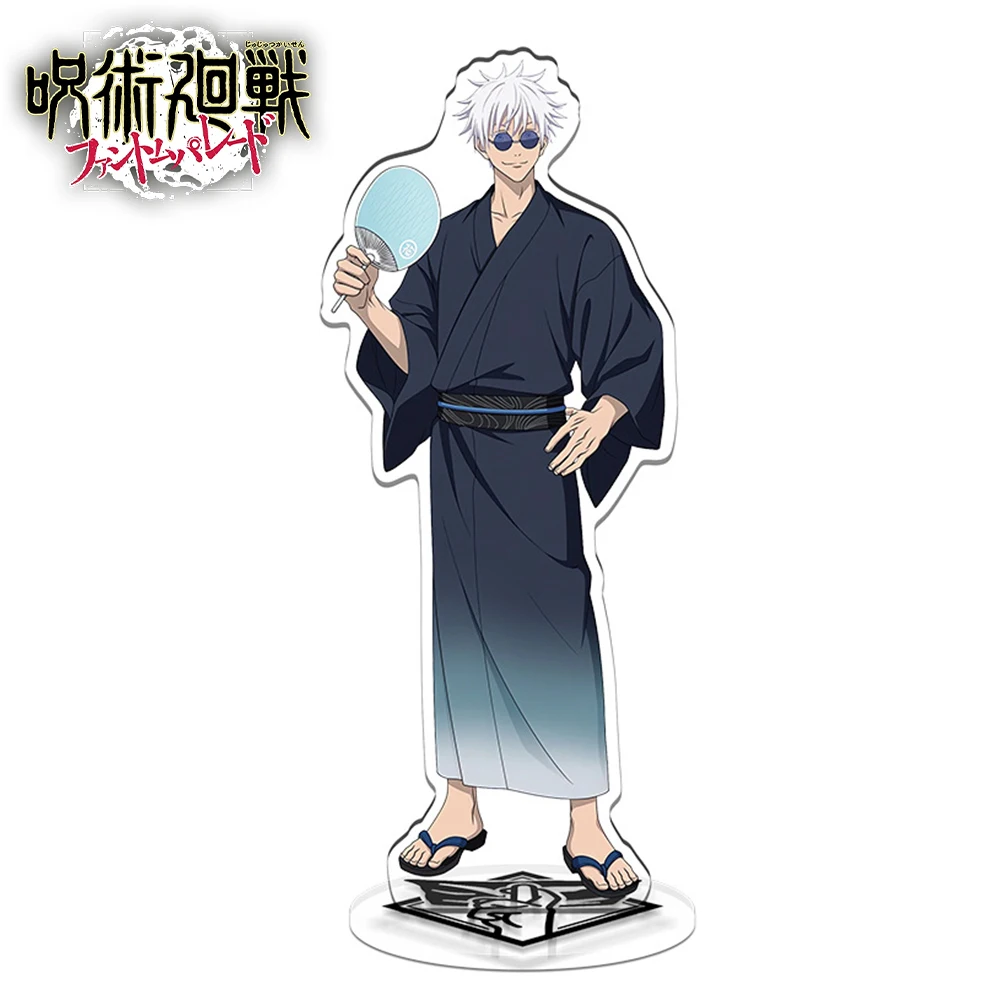 Anime Jujutsu Kaisen Stand-Up Desk Decor - Yuji Itadori & Satoru Gojo Collectible Sign