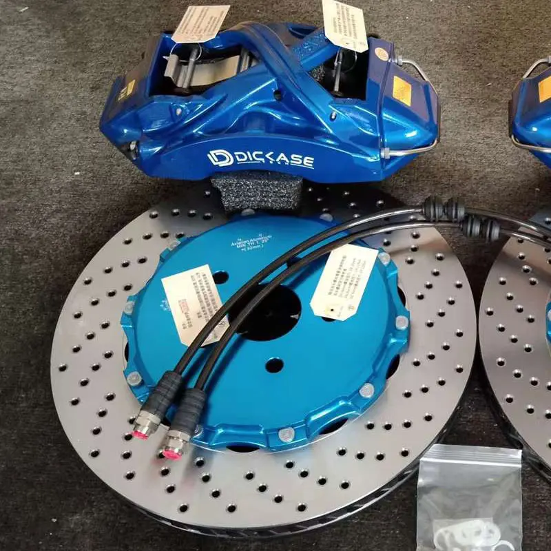 Klakle自動車部品GTS6ブレーキキャリパー6ビッグピストン380*34ミリメートルリアブレーキローターディスクホイール19リムトヨタランドクルーザー Klakle自動車部品GTS6ブレーキキャリパー6ビッグピストン380*34