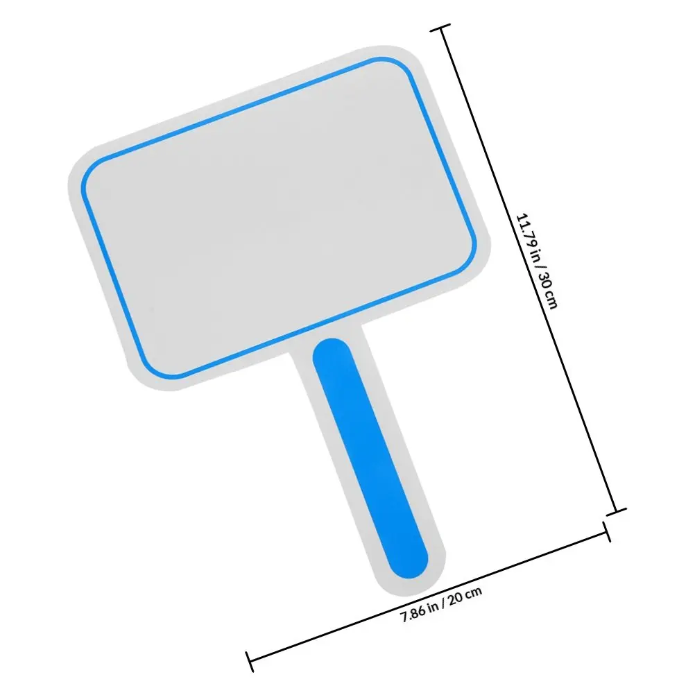 4개 휴대용 드라이 이레이즈 점수판, 교실 투표, 심사위원 점수 매기기, 교육, 사무실 회의용 단면 화이트보드