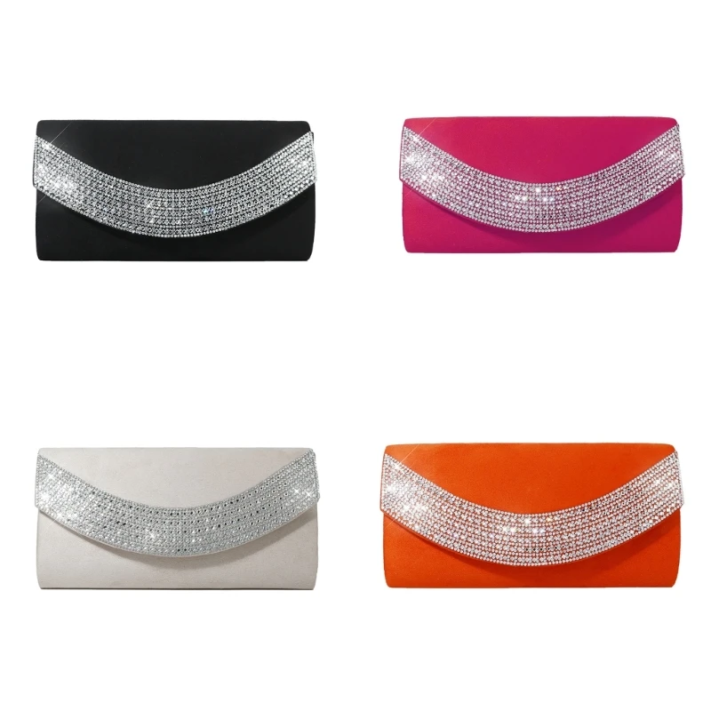 

Stylish Glitter Evening Clutch Bag Fashionable Women Chain Shoulder Bags