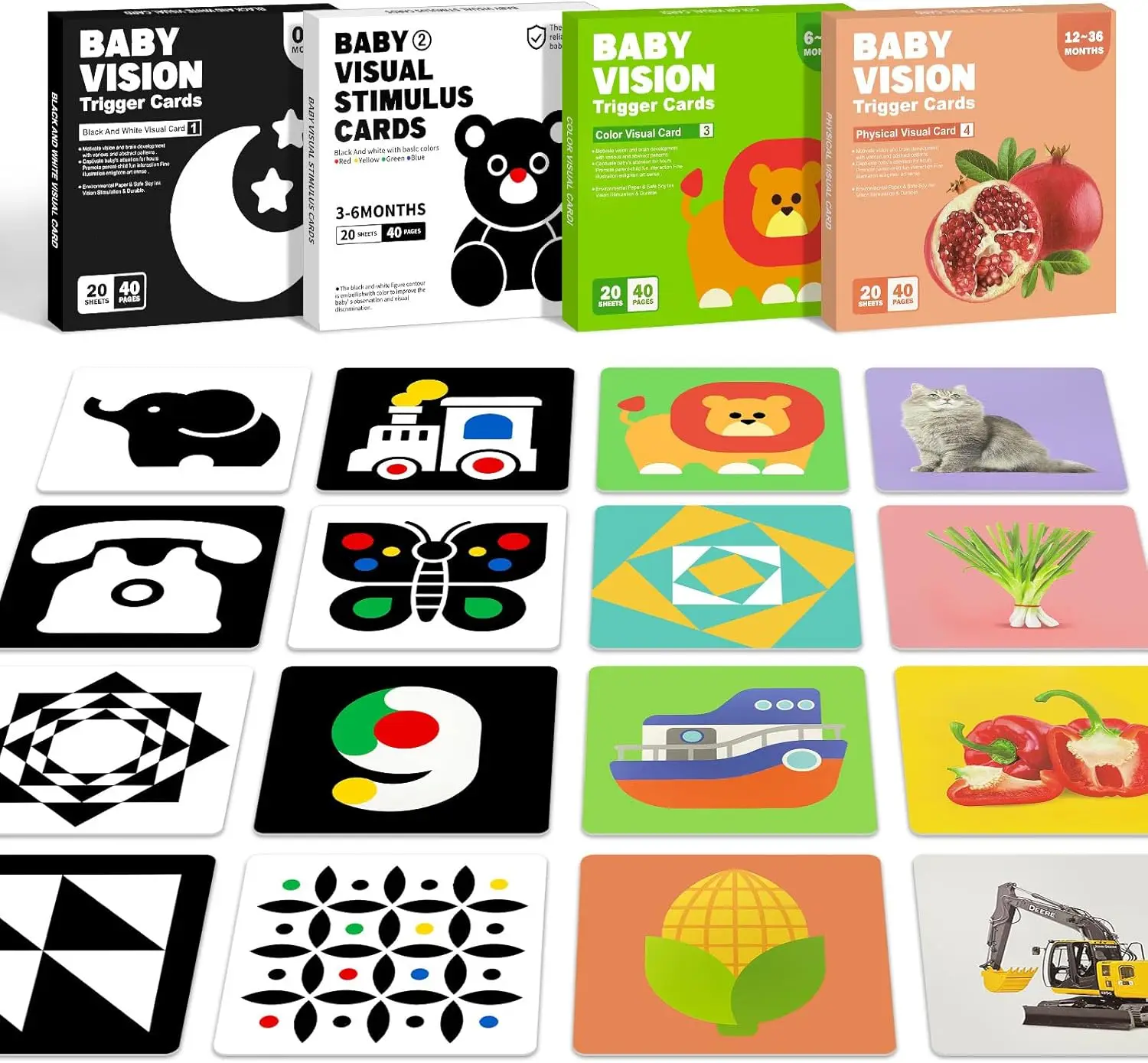 Baby Visual Stimulation Flash Cards 1