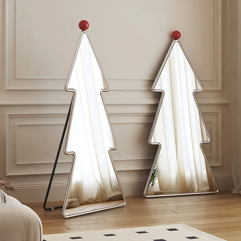 

Full Body Mirror Girls Modern Art Vanity Standing Aesthetic Mirror Bedroom Luxury Funky Long Floor Espelhos Home Decorations