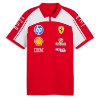 Chemises polo de l'équipe Ferrari, numéros 26 et 25, des polos essentiels pour les fans de course Ferrari 3