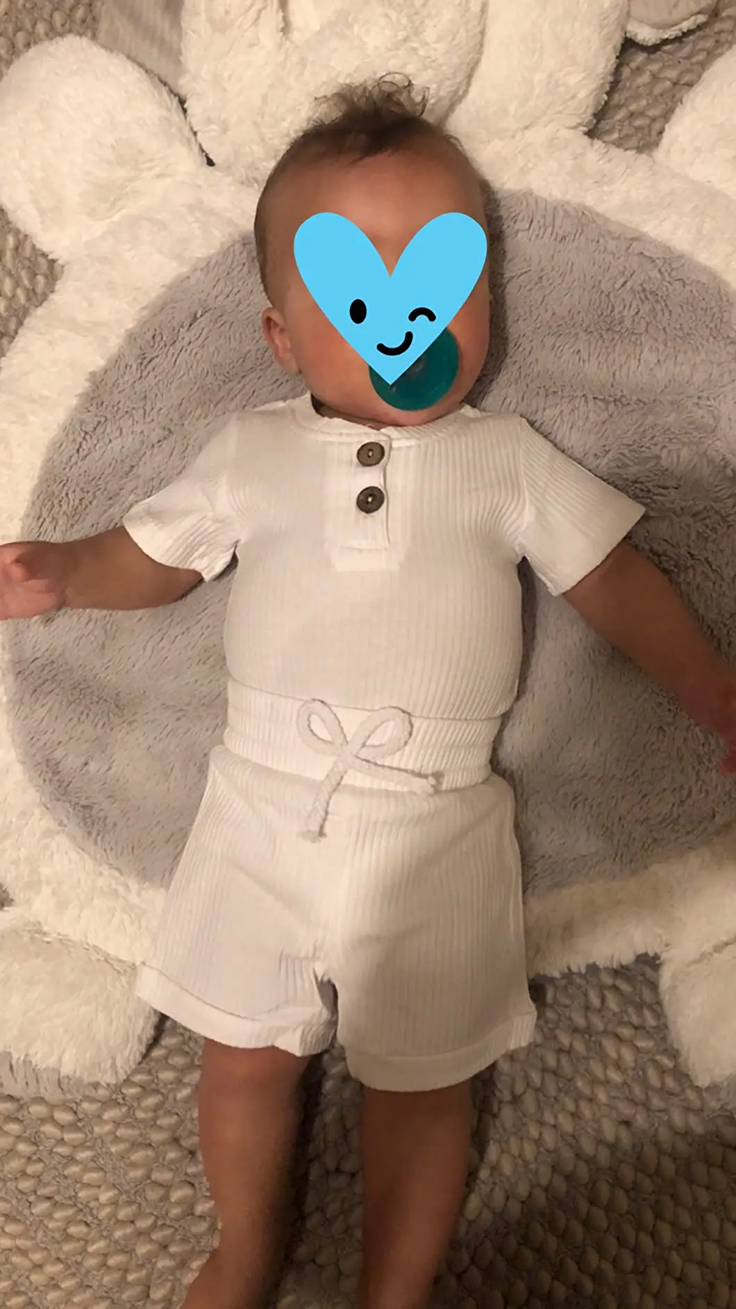 New Summer Newborn infant Baby Boy Knitted Clothes Set Short Sleeve Romper Bodysuit Top and Shorts Casual Outfit for Boys 3