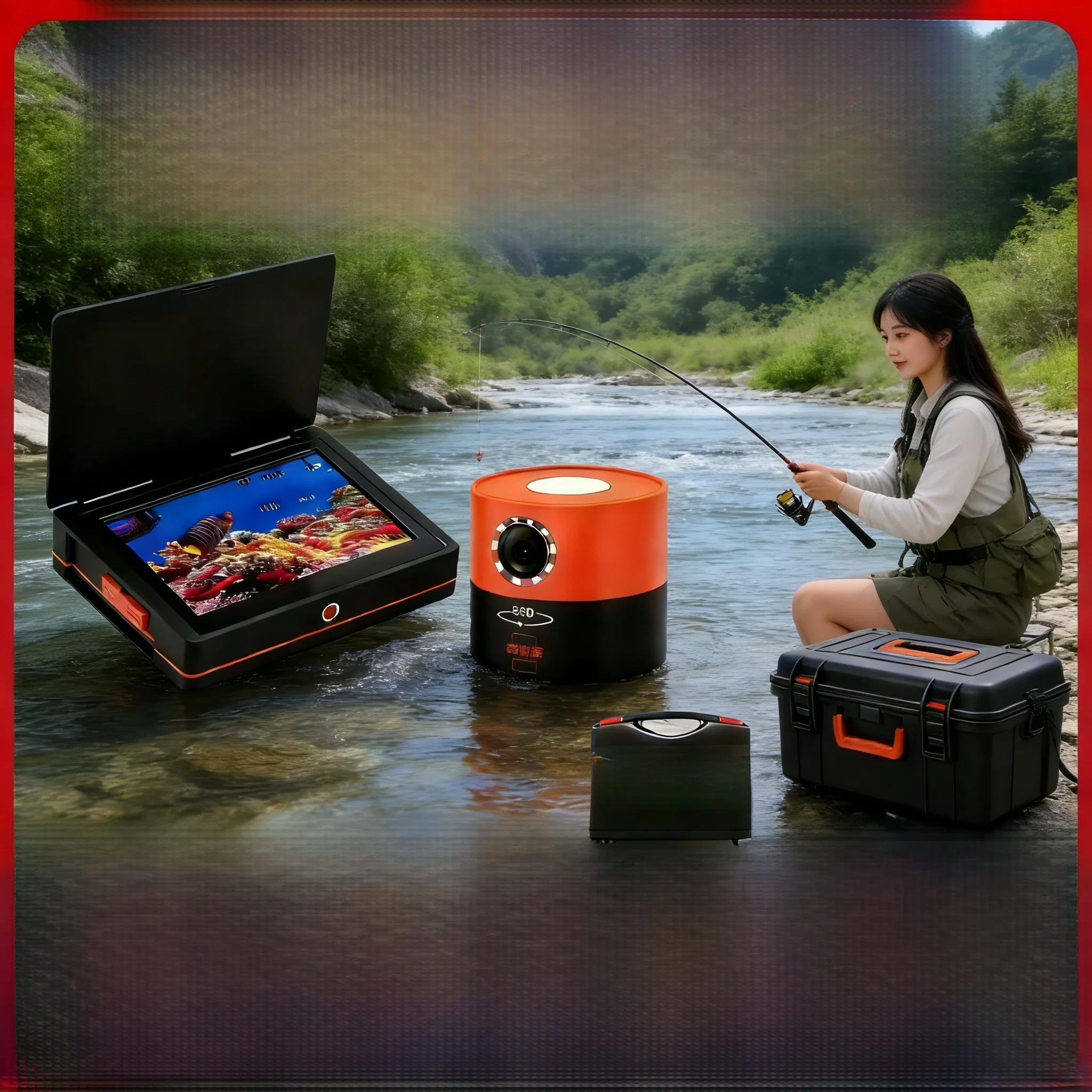 2026년형 새로운 어군탐지기 360도 파노라마 수중 카메라 회전식 고화질 야생 낚시용 앵커 물고기 탐사 도구