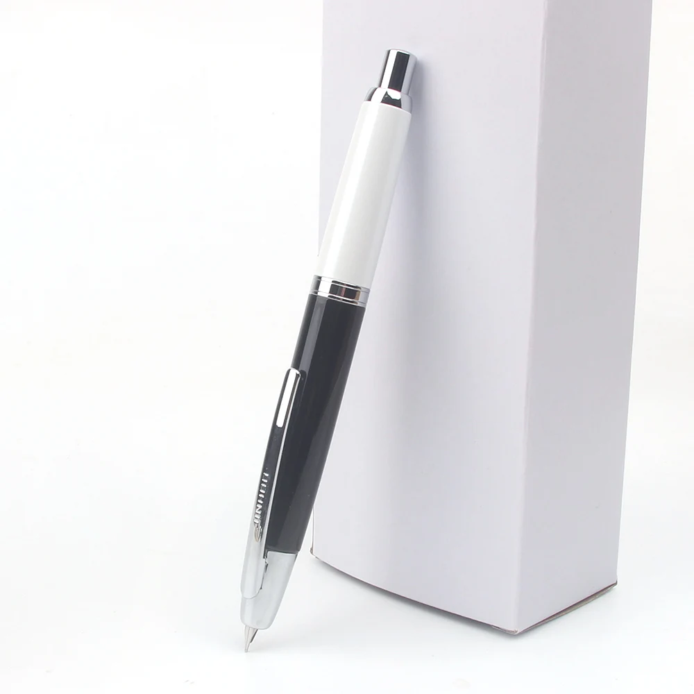 Jinhao-格納式万年筆、クラシックプレス、キャップレス、ポータブル
