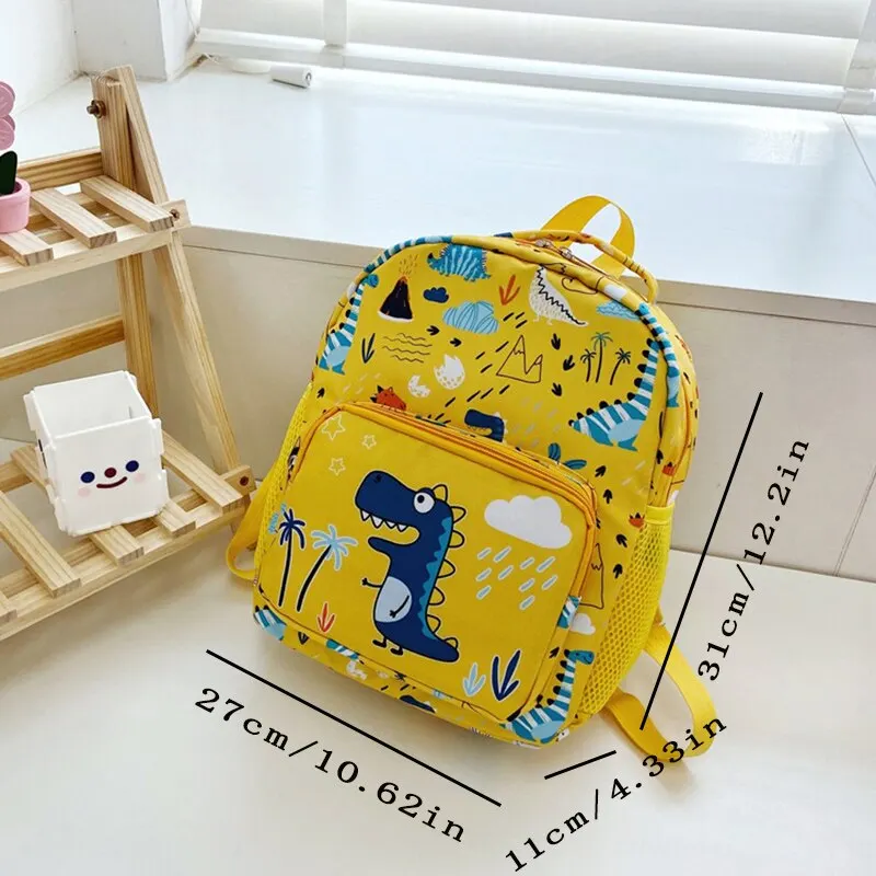 Cartoon Pattern Colorful Boys And Girls' Small Backpack Pupil Bags Children Travel Backpack