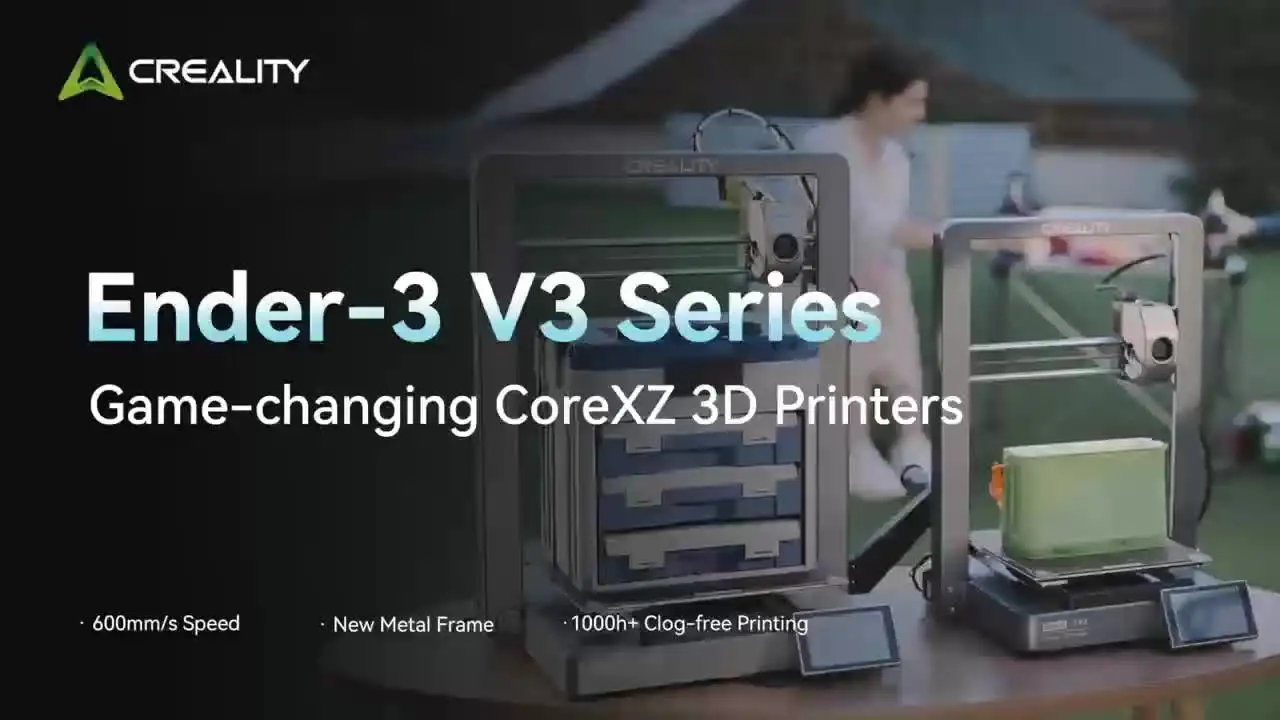 Creality Ender 3 V3 3Dプリンター、600mm/sの高速印刷、Core XZ