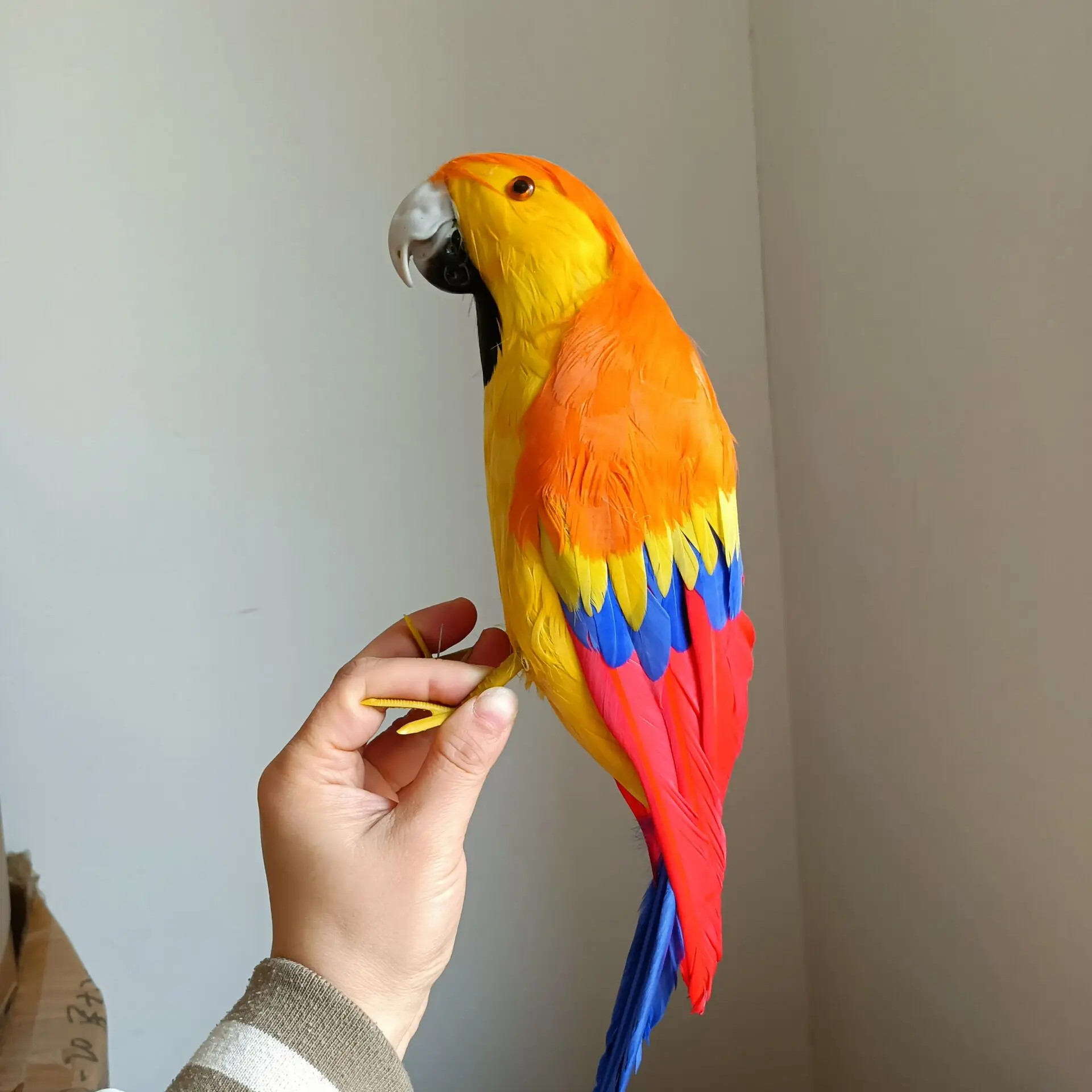 espuma-e-penas-modelo-papagaio-big-toy-gift-simulacao-laranja-sobre-42cm-h2729