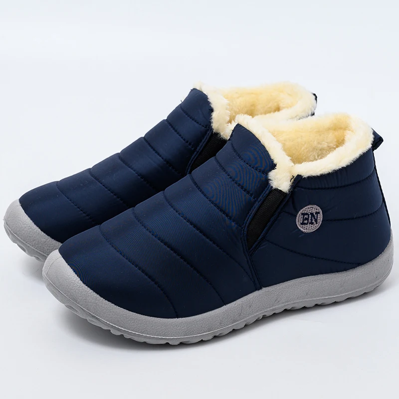 Kidmi Winter Warm Soft Women Shoes Thickened Cold-proof Velvet Cotton Shoes Waterproof Warm Soft Soles Waterproof Cotton Shoes 6