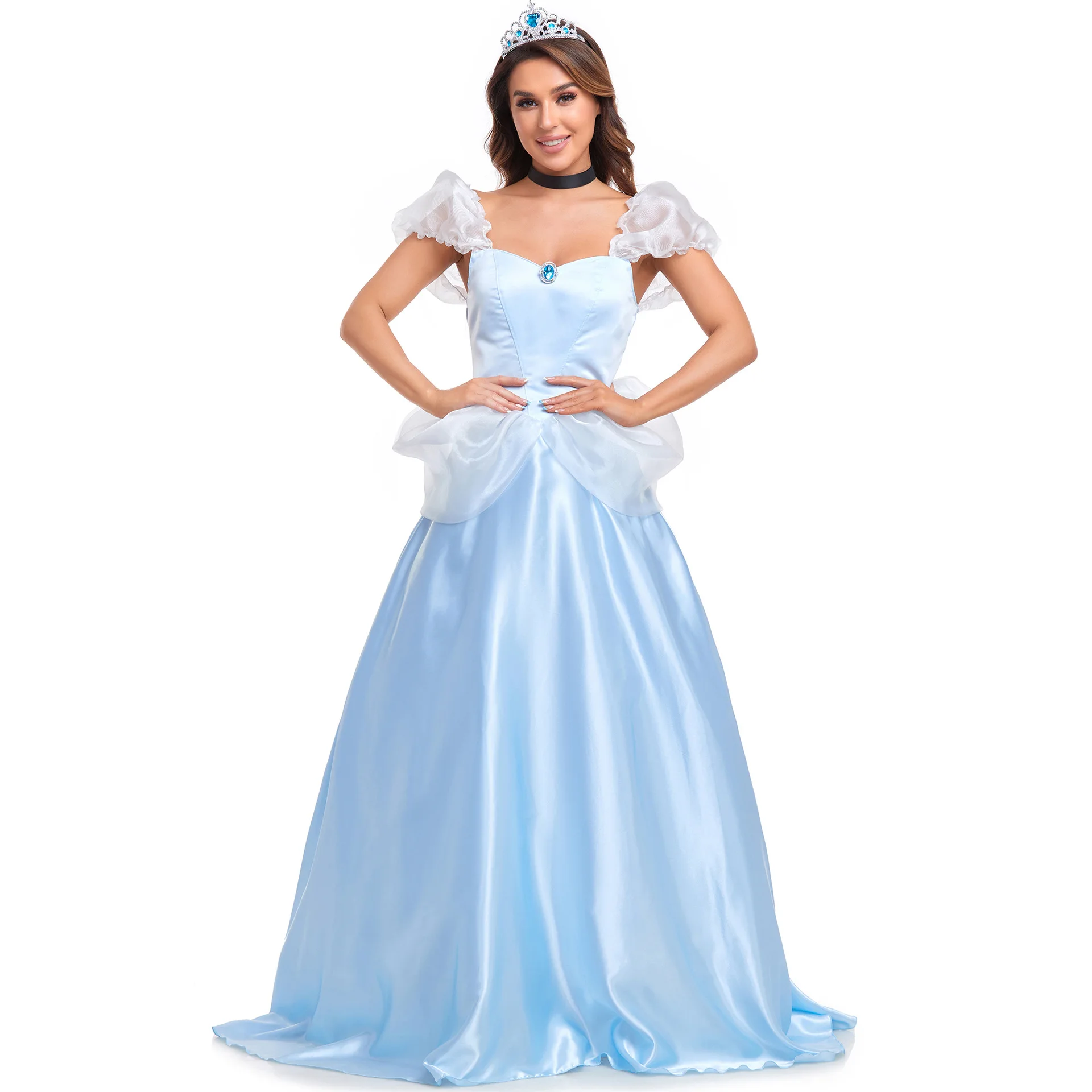 Costume Da Principessa Di Cenerentola Cosplay Di Carnevale Di Halloween