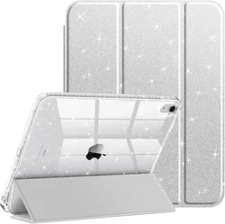 Luminous Glittering Shell Smart Cover with Pencil Holder - iPad Air 11 M4 2026 (Sliver)