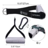 1 Pair 5cm Thick Gym Handles Super Strong Grips Non Slip Aluminum Metal Handles for Cable Machine Pulleys Arm Wrestling Training 2