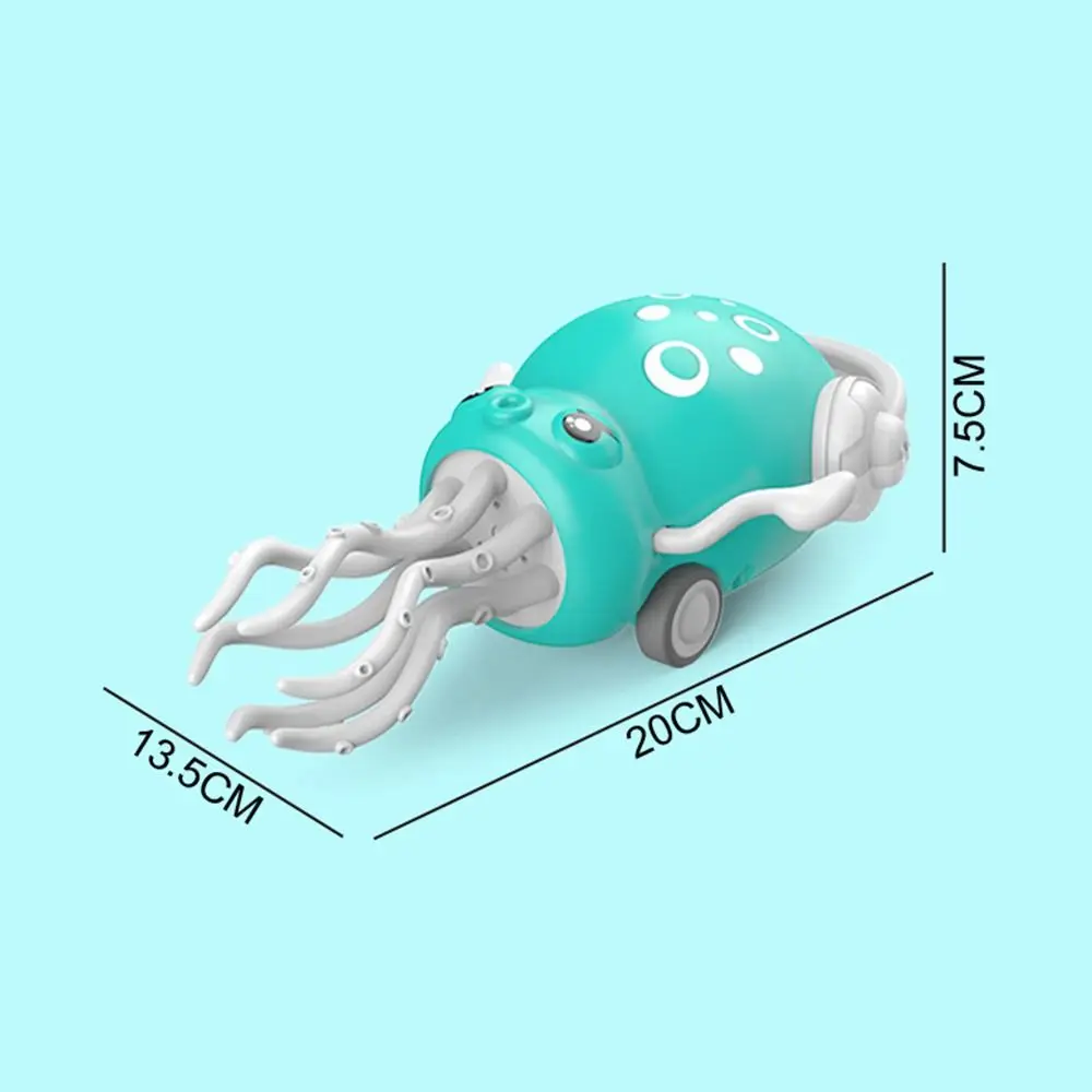 Magic Inertia Dancing Octopus Toy Crawling Dancing Clockwork Auto-Dance Octopus Toys Automatic Obstacle Sensor