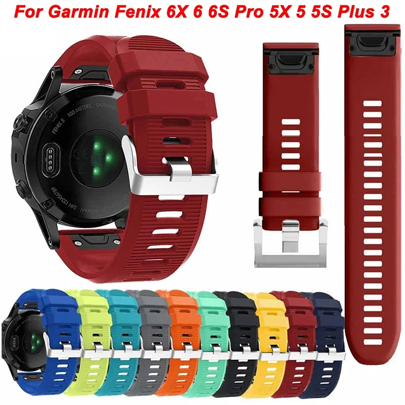 

Ремешок силиконовый для наручных часов, 20 мм 22 мм 26 мм, для Garmin Forerunner 955 945 935, браслет для Fenix 7 7X 7S 6 6X 6S 5 5X