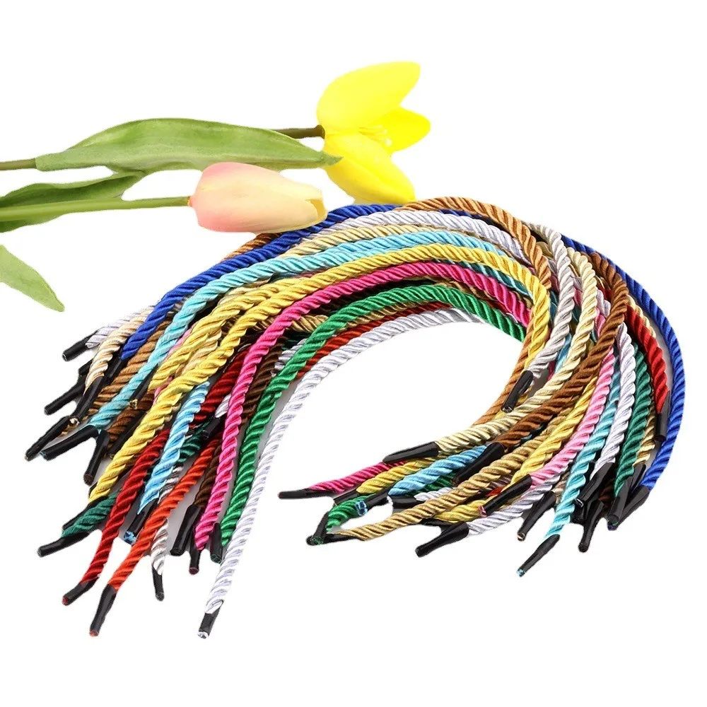 Jute Rope Cotton Rope Nylon Rope Silk Rope Polyester Rope Polypropylene Rope Packaging Cord Twisted Gift Bag Rope 38cm Wine Box Handle Replacement String Paper Box Carrying Rope DIY Craft Braided Decorative Portable