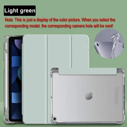 Premium iPad Case with Pencil Holder for Enhanced Protection and Style (Light green)