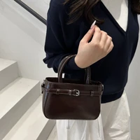 Nouveau sac à main pour filles, petit sac carré tendance et à la mode Version coréenne, sacs à bandoulière décontractés à Texture polyvalente 6
