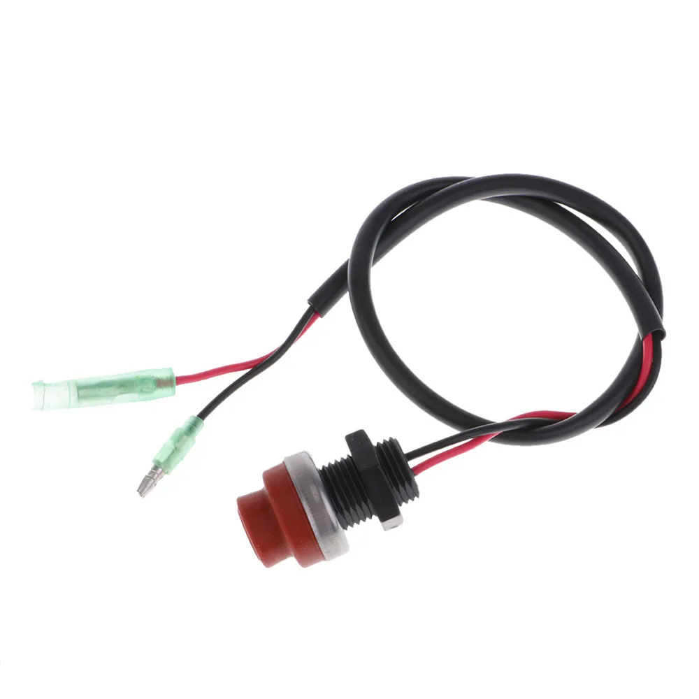 50cm Outboard Start Stop Button Universal Wire Emergency Engine Kill Switch Keyless Waterproof for Yachts for Boats engine start stop button switch 2215450714 keyless engine ignition replacement for mercedes benz c class c300 cl550 cls350