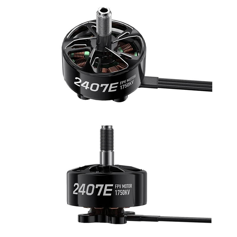 (NEW) SPEEDX2 2407E Motor 1750KV High Torque Low Power Useage For 5-6Inch Racing FPV Quads Racing RC Drone Multicopter
