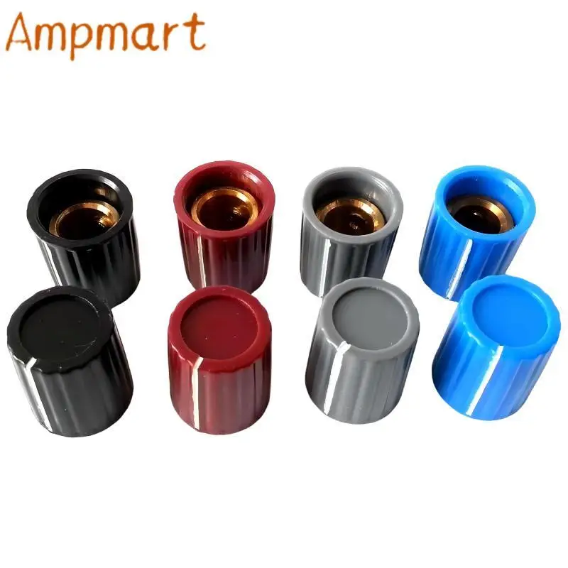 12,5x14,5MM Gitarren-Effektregler-Knopf, Gitarrenverstärker-Klangregler-Knopf, Potentiometer-Schaltknopf. Innenloch: 6,4 mm