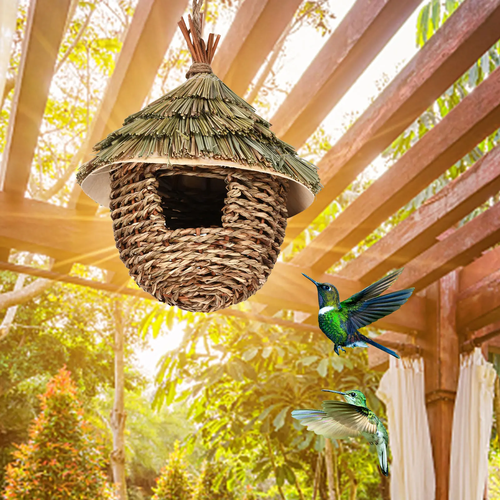 Hummingbird House Hand-woven