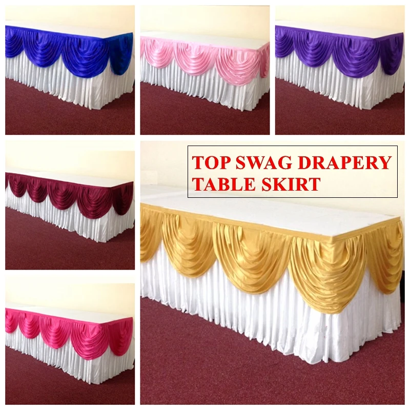 Table-Cloth-Skirt-With-Color-Swag-Drape-Ice-Silk-Table-Skirting-Wedding
