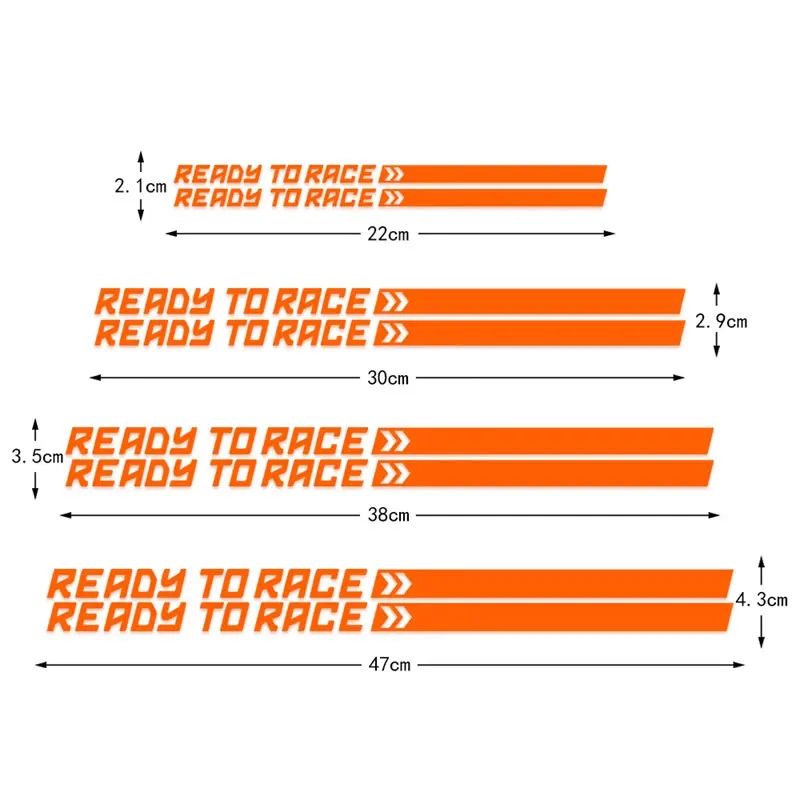 READY TO RACE Stickers Accessories for KTM Duke 125 390 Exc 1290 Super Adventure 790 890 S R 990 250 1190 Rc 200 300