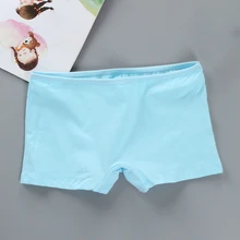 

Kid Children Girl Panties Solid Color Underpants Cotton Boxers Safety Pants Shorts Underwear Summer Lingerie Comfortable Clothes