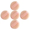 5 Pcs under Eye Puff Sponge Powder Concealer Practical Puffs Flocking Comfortable Makeup Girl Blender Sponges 5