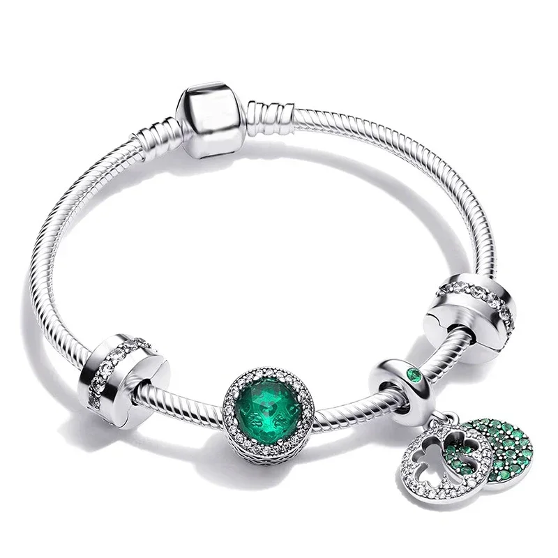 Bracelet Jewelry Silver Gold Colorful Charm Original Pandora Colorful Bracelets Women DIY Jewelry Production