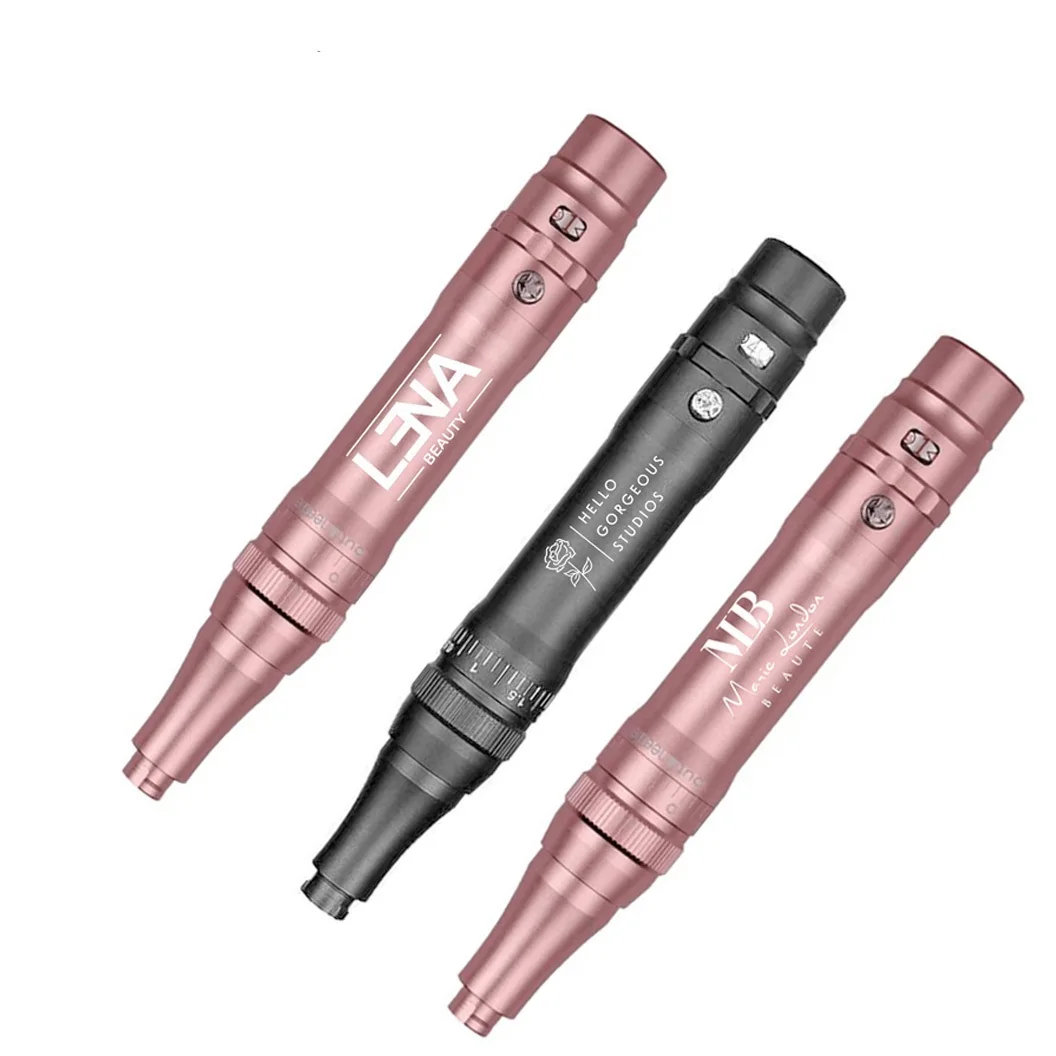 Rose Gold Professional Wireless Permanent Makeup Machine Pen Beauty Eyebrow Tattoo | Красота и здоровье