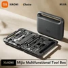 New Xiaomi Mijia Electric Tool Set Portable Screwdriver Household Hand Tool Kit with Good Quality Plastic Toolbox Storage Case